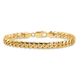 14k 6.75mm Solid Miami Cuban Chain