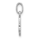 Sterling Silver Rhodium-plated Butterfly Pendant - QC-8D8016AC-6275