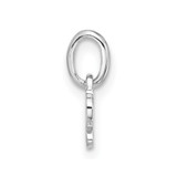 Sterling Silver Rhodium-plated Children's Small Enamel Butterfly Pendant - QP-9B0AA94A-4300