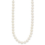 14k 6-7mm White Round Akoya Saltwater Cultured Pearl 18 inch Necklace - PL-515E1866-4980