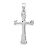 Sterling Silver Rhodium-plated Cross Pendant - QC-0DBAD5F7-3620