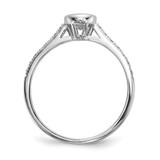 Sterling Silver Rhodium-plated CZ 3-Ring Set - QR-88336B33-5071