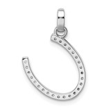Sterling Silver Rhodium-plated CZ Pendant - QC-8C5DBAB4-8443