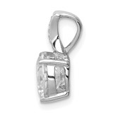 Sterling Silver Rhodium-plated CZ Pendant - QP-A2AC0278-9056