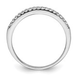 Sterling Silver Rhodium-Plated CZ Ring - QR-F5CA604E-9131