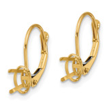 14k 6x4 Oval Leverback Earring Mounting