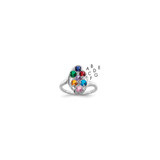 Sterling Silver Rhodium-plated Family Jewelry Mounting - XM-027F92D7-3913