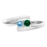 Sterling Silver Rhodium-plated Family Jewelry Mounting - XM-04DEB111-7482