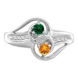 Sterling Silver Rhodium-plated Family Jewelry Mounting - XM-0814643C-9641