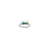 Sterling Silver Rhodium-plated Family Jewelry Mounting - XM-27EE3E01-9499