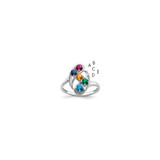 Sterling Silver Rhodium-plated Family Jewelry Mounting - XM-44A5D342-4400