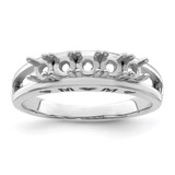 Sterling Silver Rhodium-plated Family Jewelry Mounting - XM-630BF5B4-3837