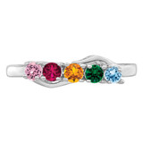 Sterling Silver Rhodium-plated Family Jewelry Mounting - XM-7B48CC6A-7379