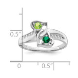 Sterling Silver Rhodium-plated Family Jewelry Mounting - XM-88798746-9286