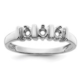 Sterling Silver Rhodium-plated Family Jewelry Mounting - XM-897D54DA-4757