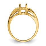 14k 6x4mm Oval Gemstone Ring Mounting - Y4-FF1B9353-7294