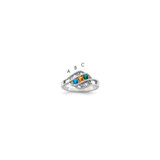 Sterling Silver Rhodium-plated Family Jewelry Mounting - XM-9772E2C0-9678