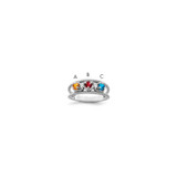 Sterling Silver Rhodium-plated Family Jewelry Mounting - XM-9BC1B81F-2207