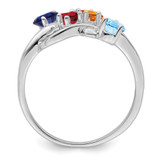 Sterling Silver Rhodium-plated Family Jewelry Mounting - XM-9EA336F4-6914