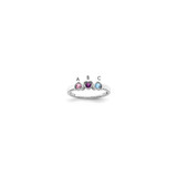 Sterling Silver Rhodium-plated Family Jewelry Mounting - XM-A6AD2964-6247