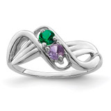Sterling Silver Rhodium-plated Family Jewelry Mounting - XM-B48CCFCA-8456