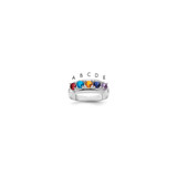 Sterling Silver Rhodium-plated Family Jewelry Mounting - XM-B689654D-7657