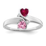 Sterling Silver Rhodium-plated Family Jewelry Mounting - XM-B8FDA068-1829