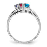 Sterling Silver Rhodium-plated Family Jewelry Mounting - XM-C4D84496-3130