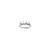 Sterling Silver Rhodium-plated Family Jewelry Mounting - XM-C851D350-4792