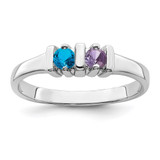 Sterling Silver Rhodium-plated Family Jewelry Mounting - XM-C9D6AE1E-4888