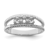 Sterling Silver Rhodium-plated Family Jewelry Mounting - XM-CBE472AF-2938