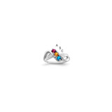 Sterling Silver Rhodium-plated Family Jewelry Mounting - XM-D3A996E8-4546