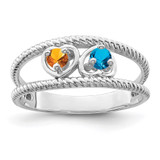 Sterling Silver Rhodium-plated Family Jewelry Mounting - XM-EA74FAF7-6292