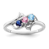 Sterling Silver Rhodium-plated Family Jewelry Mounting - XM-EA7CADFB-2171