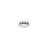 Sterling Silver Rhodium-plated Family Jewelry Mounting - XM-F60FD964-8669