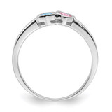 Sterling Silver Rhodium-plated Family Jewelry Mounting - XM-F9C07D59-9363
