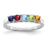 Sterling Silver Rhodium-plated Family Jewelry Mounting - XM-F9C959A6-2616