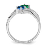 Sterling Silver Rhodium-plated Family Jewelry Mounting - XM-FC955732-3699