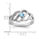 Sterling Silver Rhodium-plated Family Jewelry Mounting - XM-FD76A600-6464