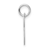 Sterling Silver Rhodium-plated Fancy Script Letter P Initial Charm - QC-4E312F92-1032