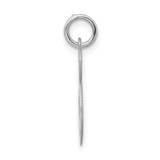 Sterling Silver Rhodium-plated Fancy Script Letter S Initial Charm - QC-D5ED6FF2-5419