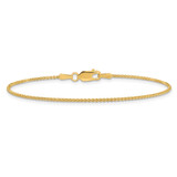 14K 7 inch 1.25mm Spiga with Lobster Clasp Bracelet