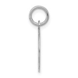 Sterling Silver Rhodium-plated Happy Birthday Disc Charm - QC-4209DE1D-2628