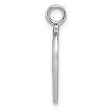 Sterling Silver Rhodium-plated Heart Pendant - QP-FE2B2780-7047