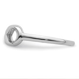 Sterling Silver Rhodium-plated Infinity Ring - QR-6CAAE12A-7928