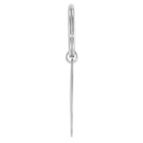 Sterling Silver Rhodium-plated Key Chain - QQ-4DBB81A5-9541
