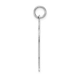 Sterling Silver Rhodium-plated Kid Charm - XK-0769FBA1-5783