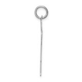 Sterling Silver Rhodium-plated Kid Charm - XK-11F80D7F-5718