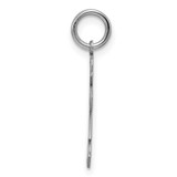 Sterling Silver Rhodium-plated Kid Charm - XK-9969113F-5405
