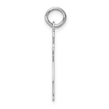 Sterling Silver Rhodium-plated Kid Charm - XK-A30A0B97-5534